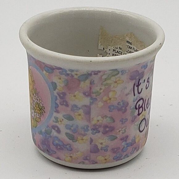 Precious Moments It's Time To Bless Your Day Vintage 2001 Ceramic Candle Holder - Picture 6 of 7